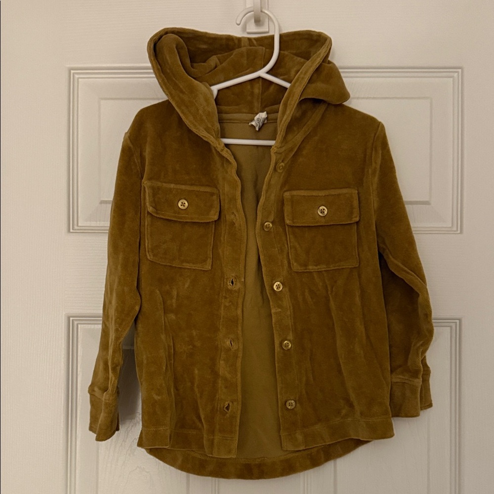 Kate Quinn Tan Hooded Jacket